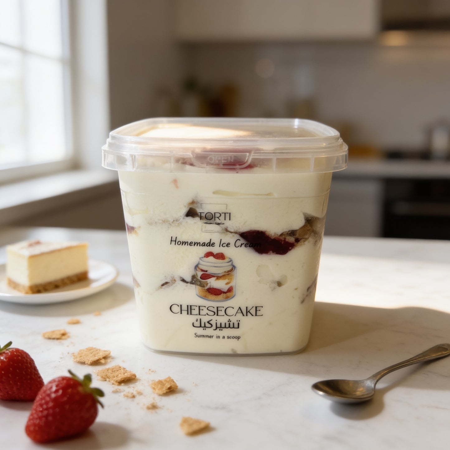 Homemade ice cream