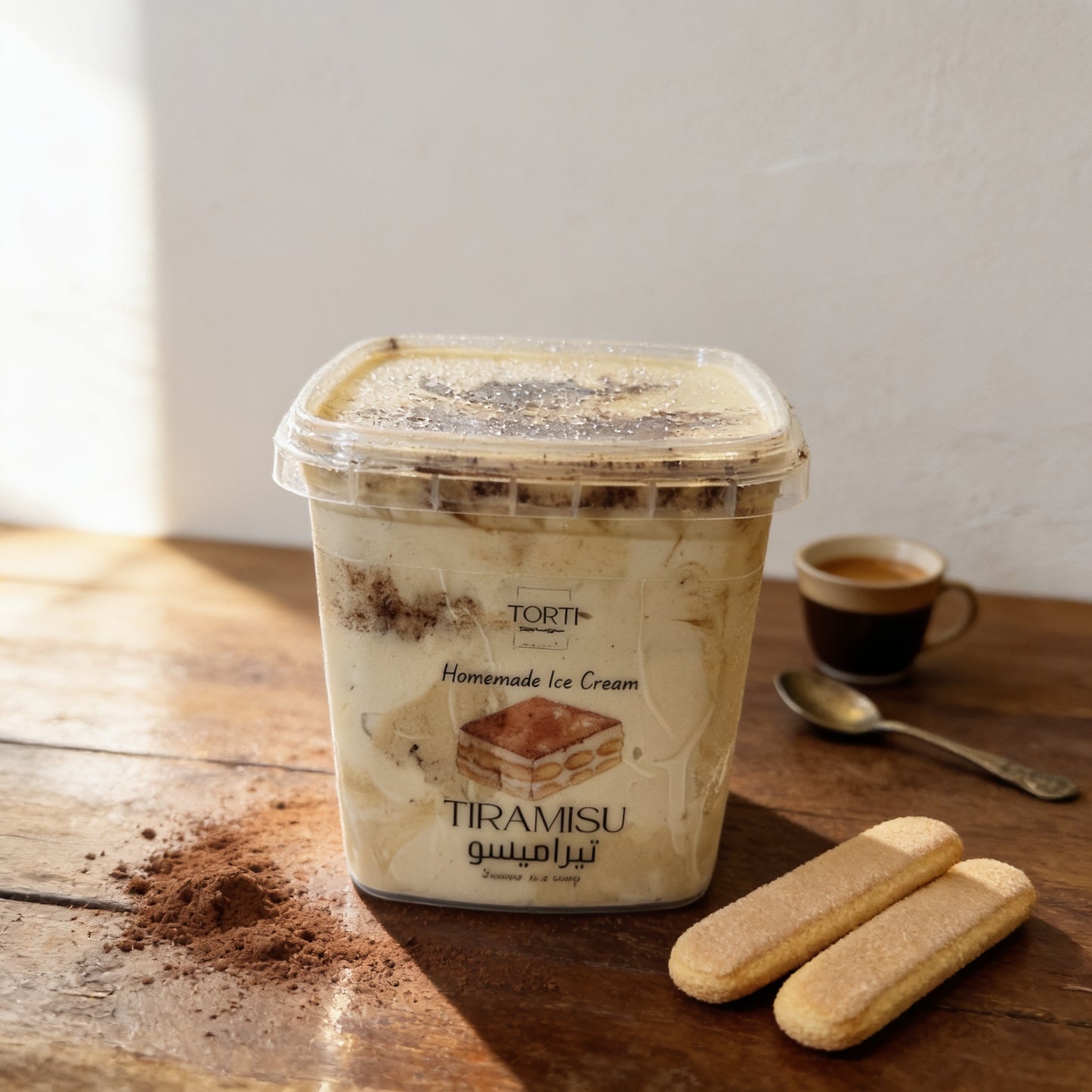 Homemade ice cream