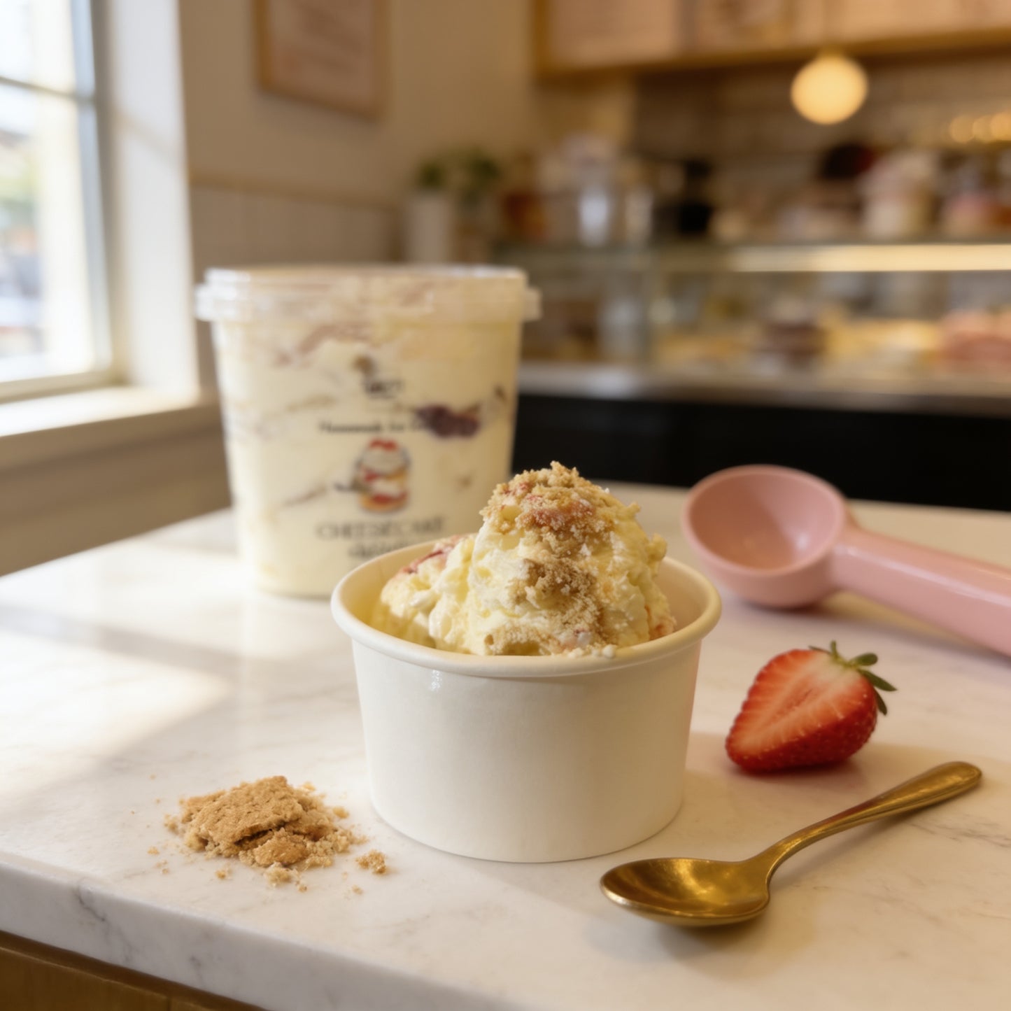 Homemade ice cream
