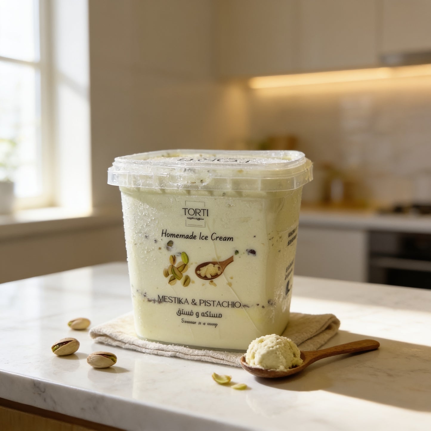 Homemade ice cream